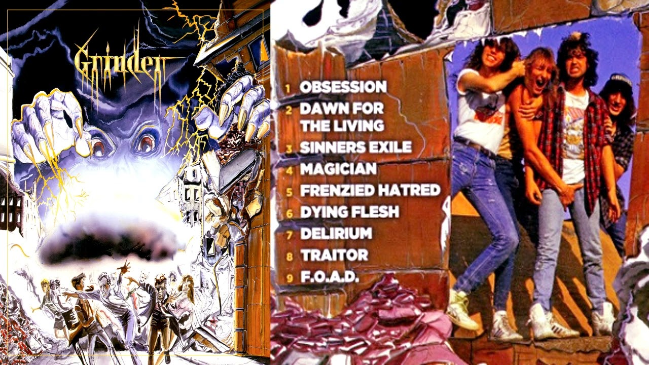 Grinder | Germany | 1988 | Dawn For The Living | Full Album | Speed Thrash Metal | Rare Metal Album