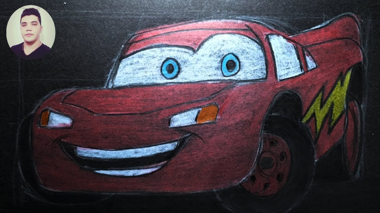 Arabalar Şimşek McQueen Çizimi Nasıl Yapılır