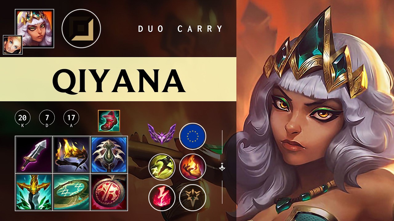 Qiyana ADC vs Miss Fortune - EUW Master Patch 26.05