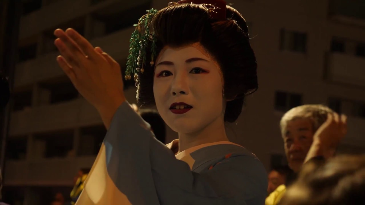 2018新潟祭り民謡流し（万代橋上）