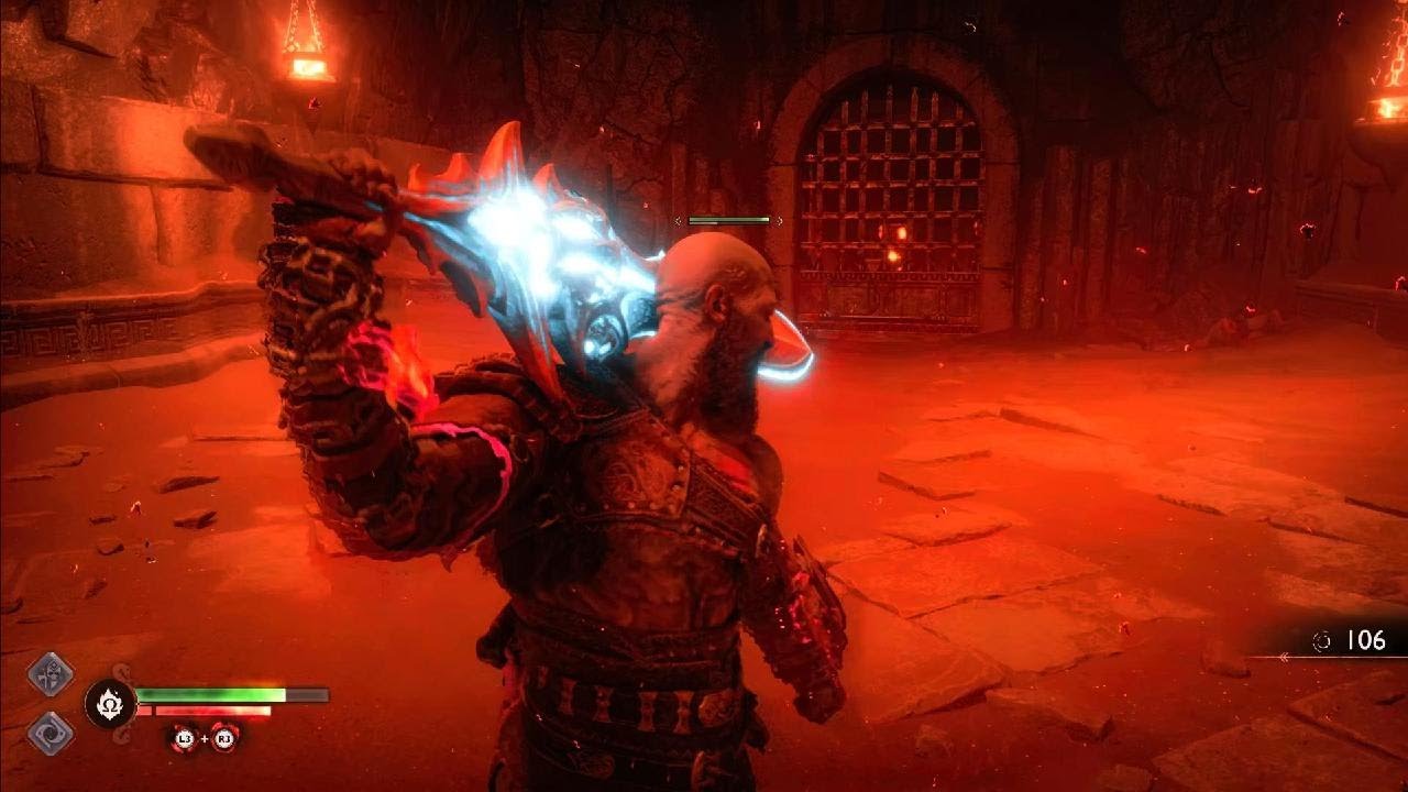 1 parte jugando al DLC de god of war ragnarok 