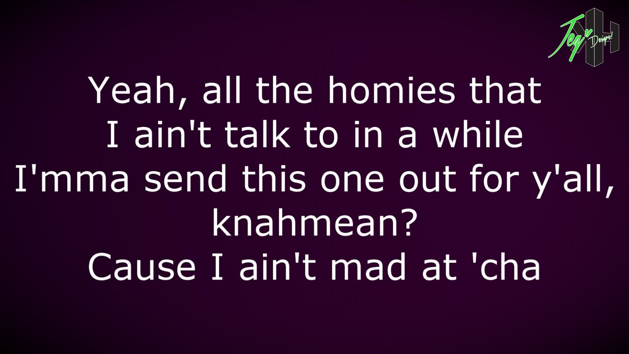 Tupac Shakur - I Ain't Mad At Cha | Lyrics
