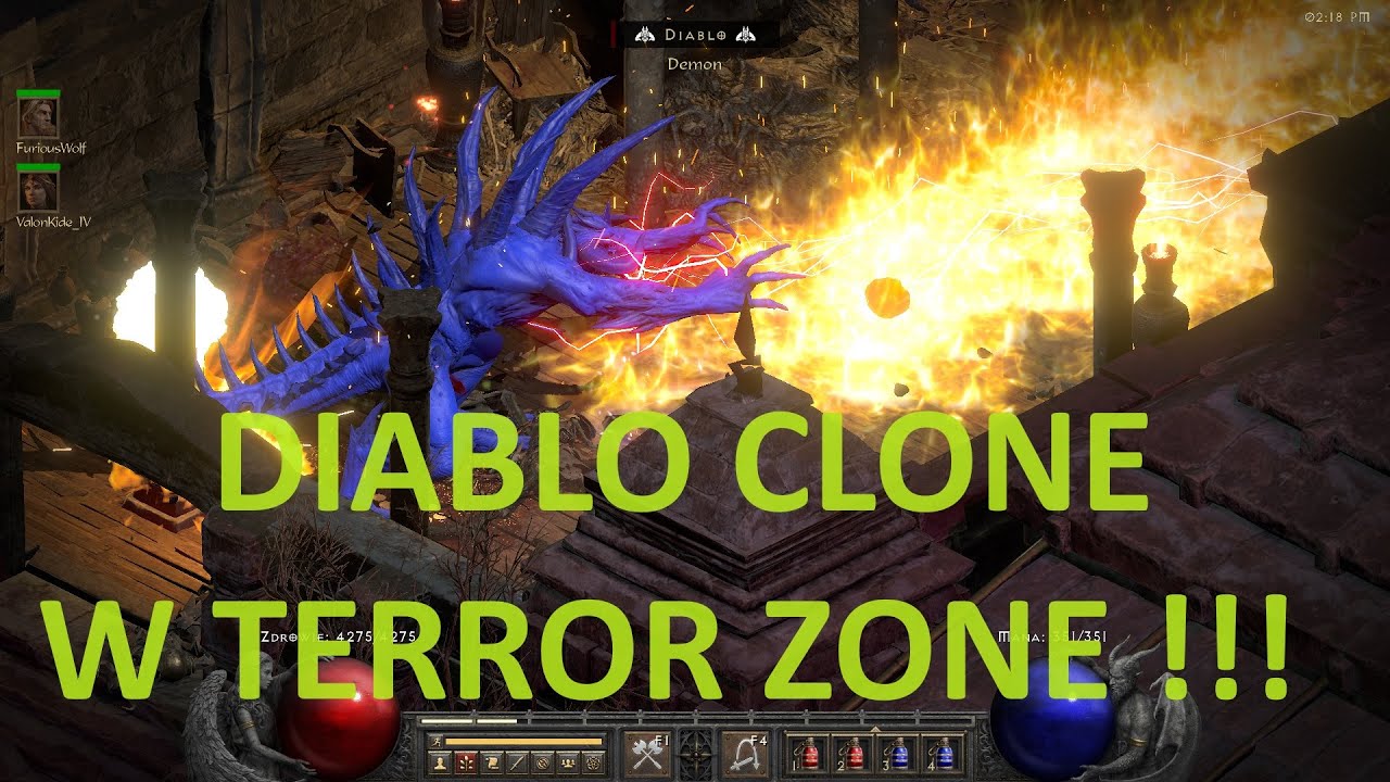 BARBARZYŃCA VS NAGŁY DIABLO CLONE W TERROR ZONE D2R ladder