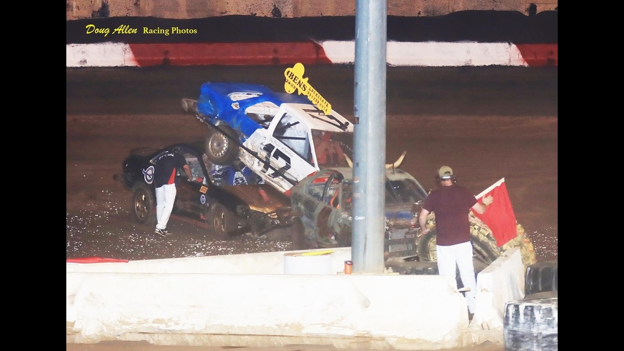 Perris Auto Speedway #17 Roof Cam +Inside outside view Mini Stock Main    3/14/26