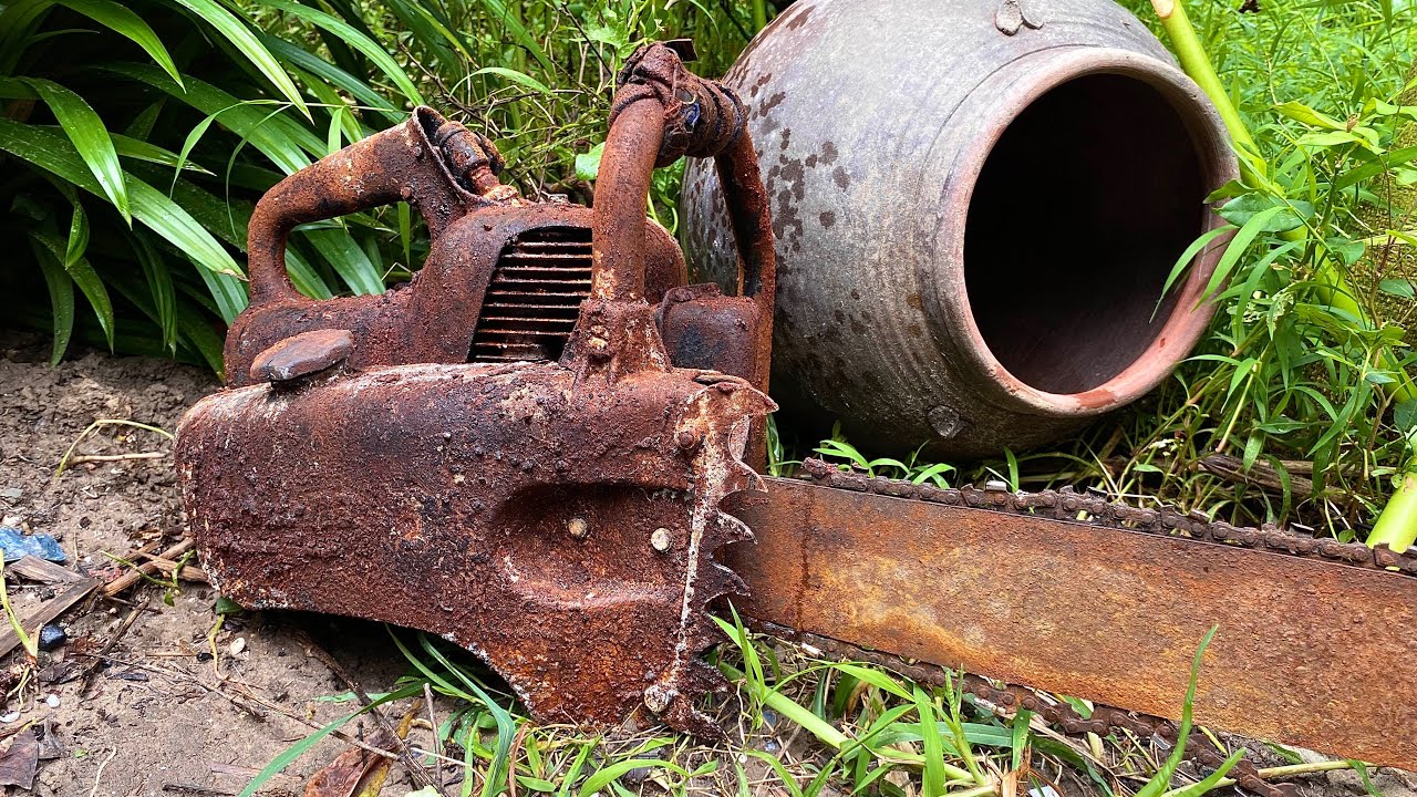 Full Restoration old STIHL 08S chainsaw | Restore rusty chainsaw restoring repair