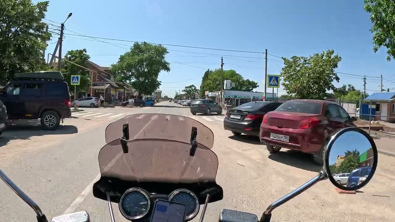 Едем на мотоцикле на должанскую косу из Привольной || Азовское море|| Должанская коса