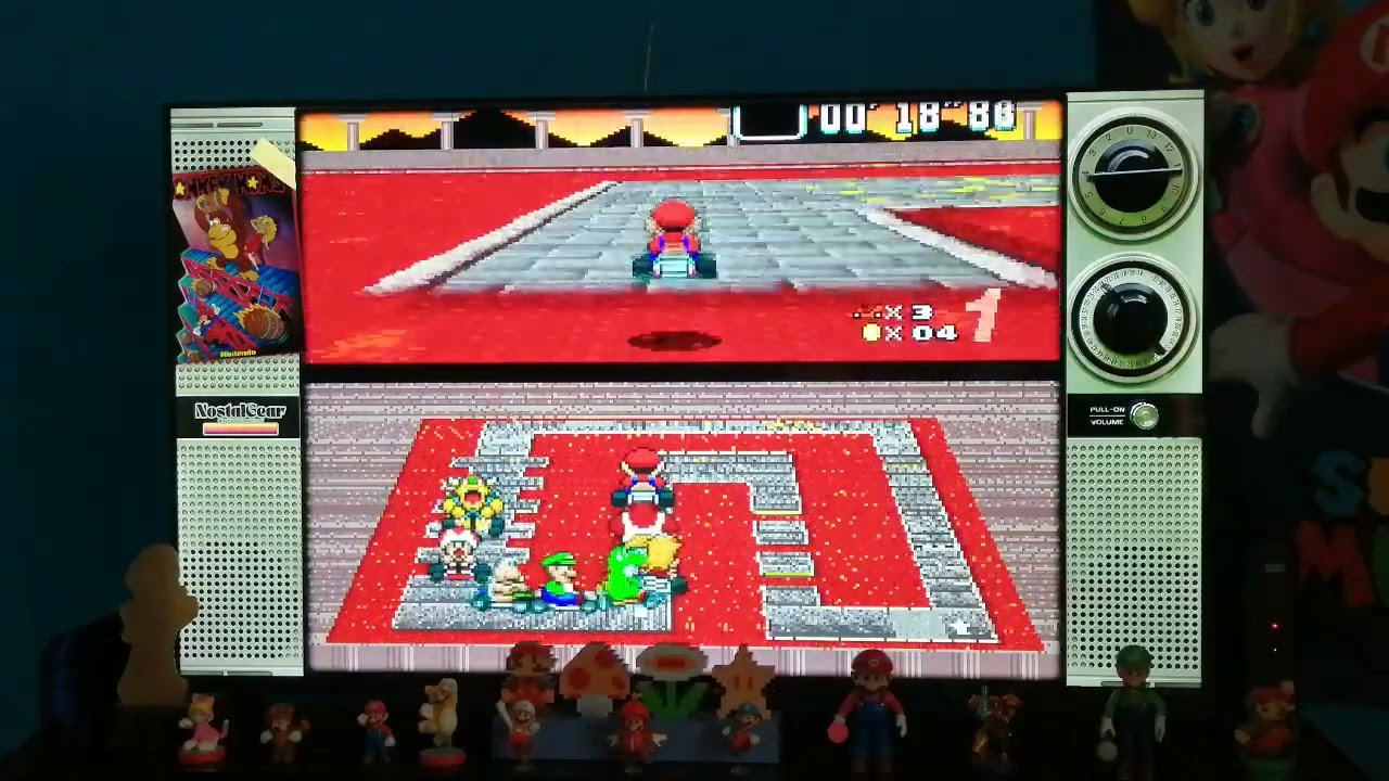 Super Mario kart ( Super Nintendo ) 50cc! Cup mushrooms! 