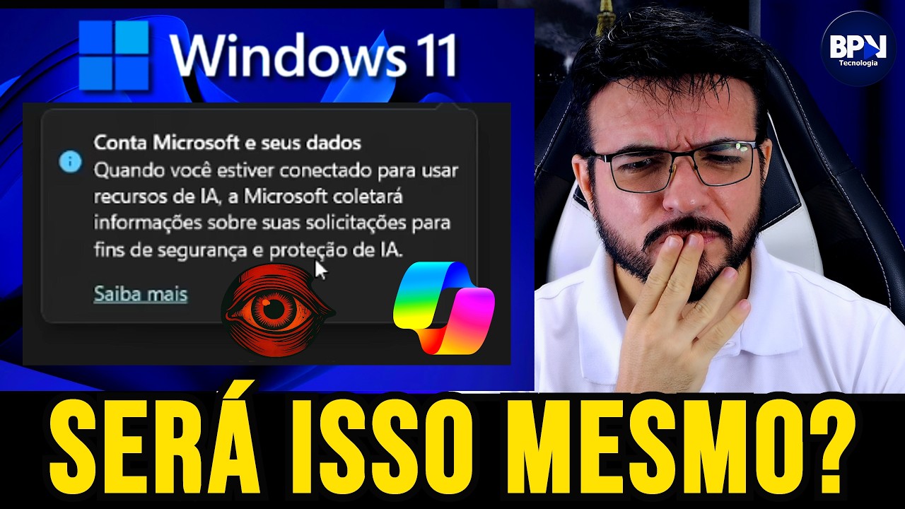 Microsoft está Coletando SEUS DADOS com IA do Bloco de Notas?