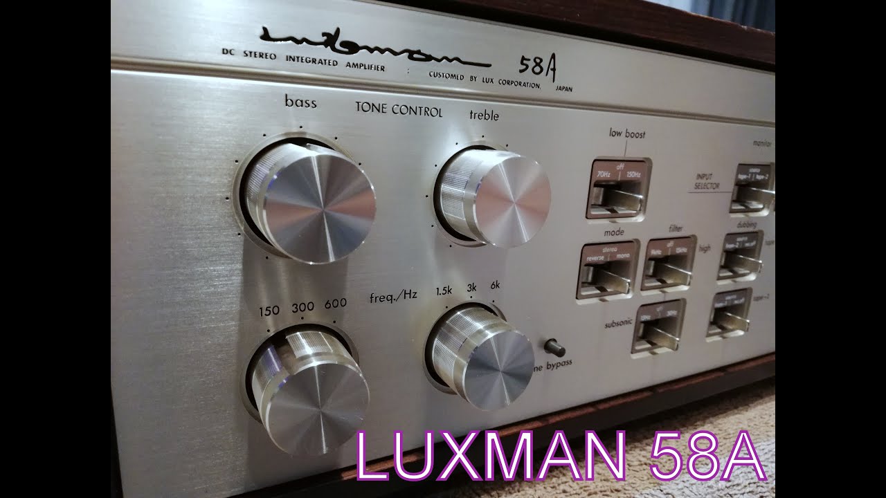 Luxman 58A. Przegląd i czyszczenie.