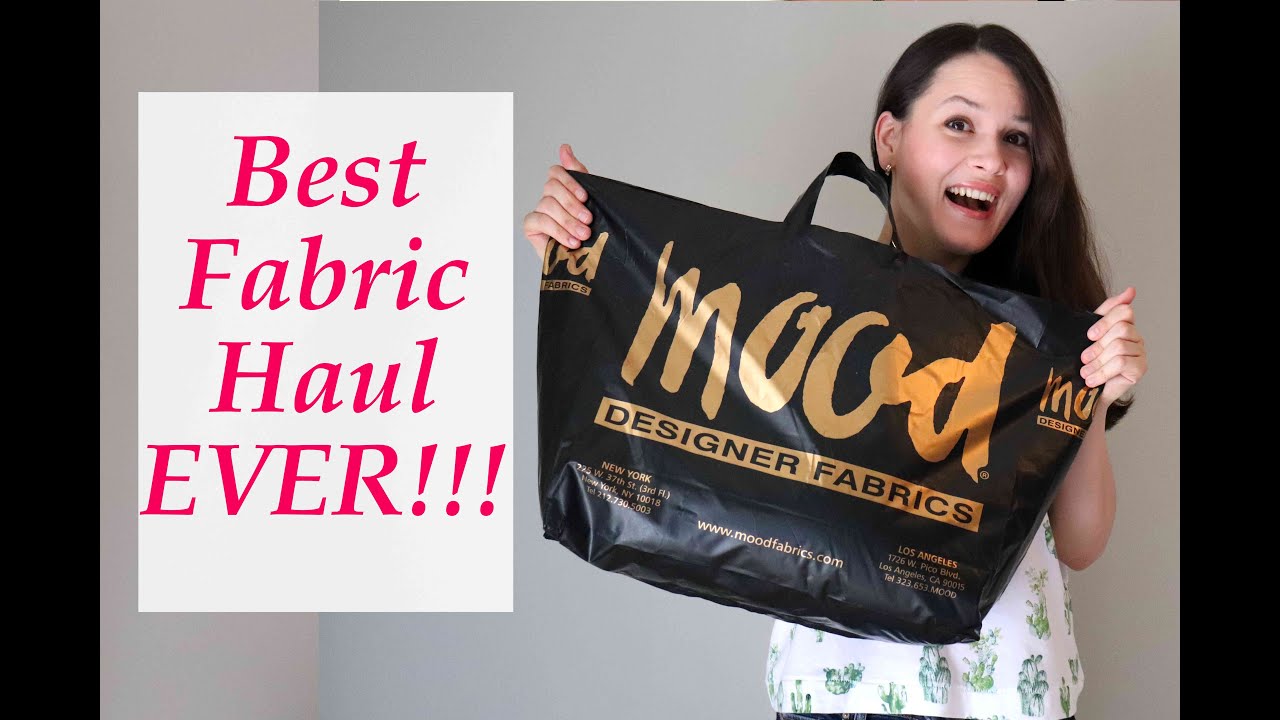 My Mood Fabric Haul - FIRST and BEST EVER!