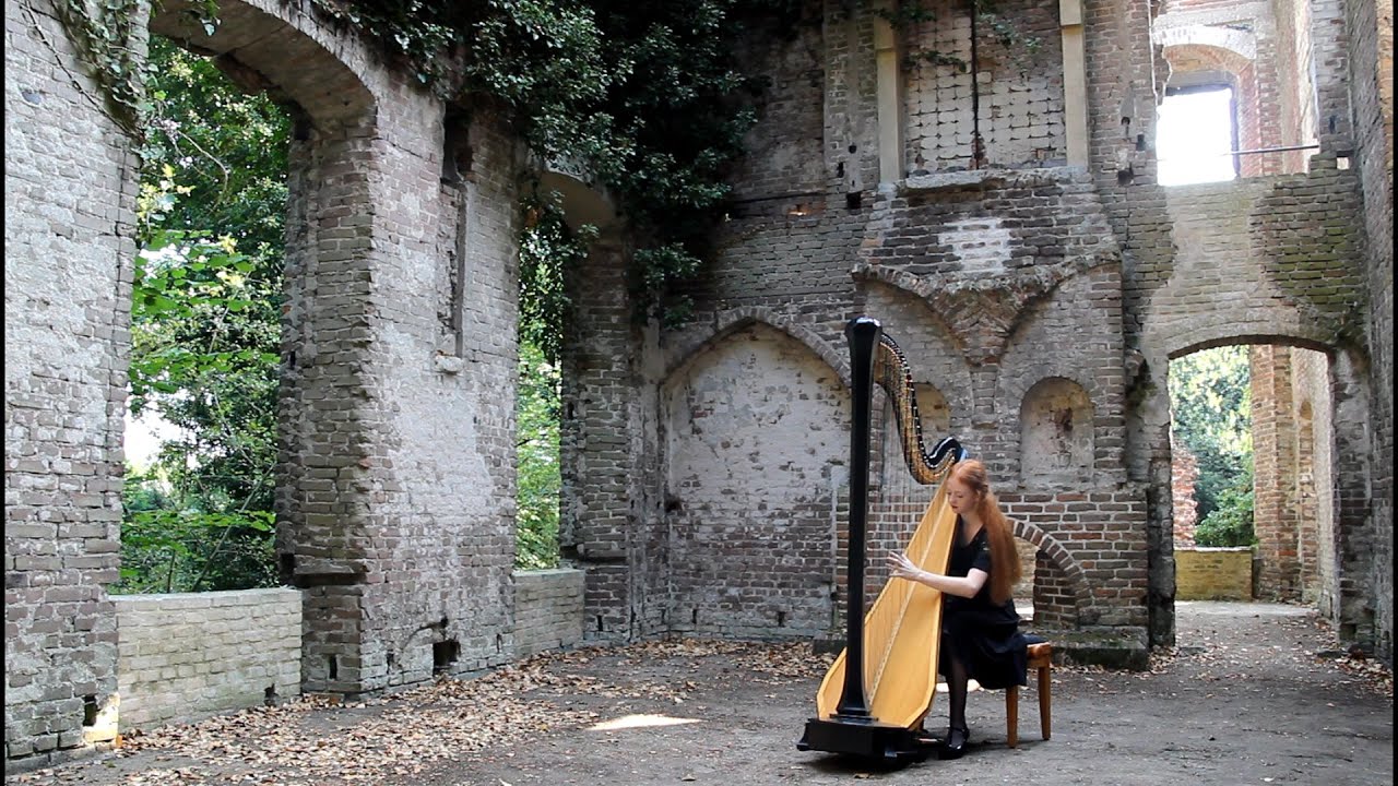 Elégie pour la mort d'un berger, Bernard Andrès - by Inge van Grinsven on harp