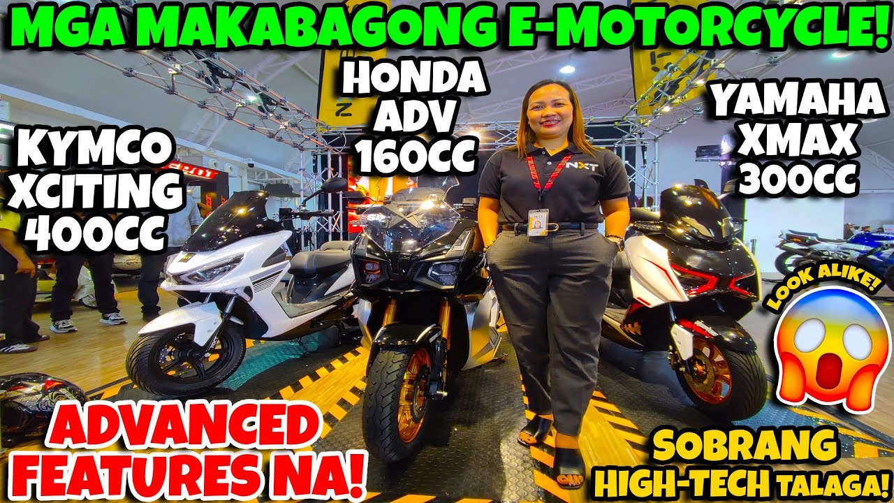 MGA MAKABAGONG E-MOTORCYCLE NA SOBRANG HIGH-TECH AT ADVANCED FEATURES NILABAS NA!