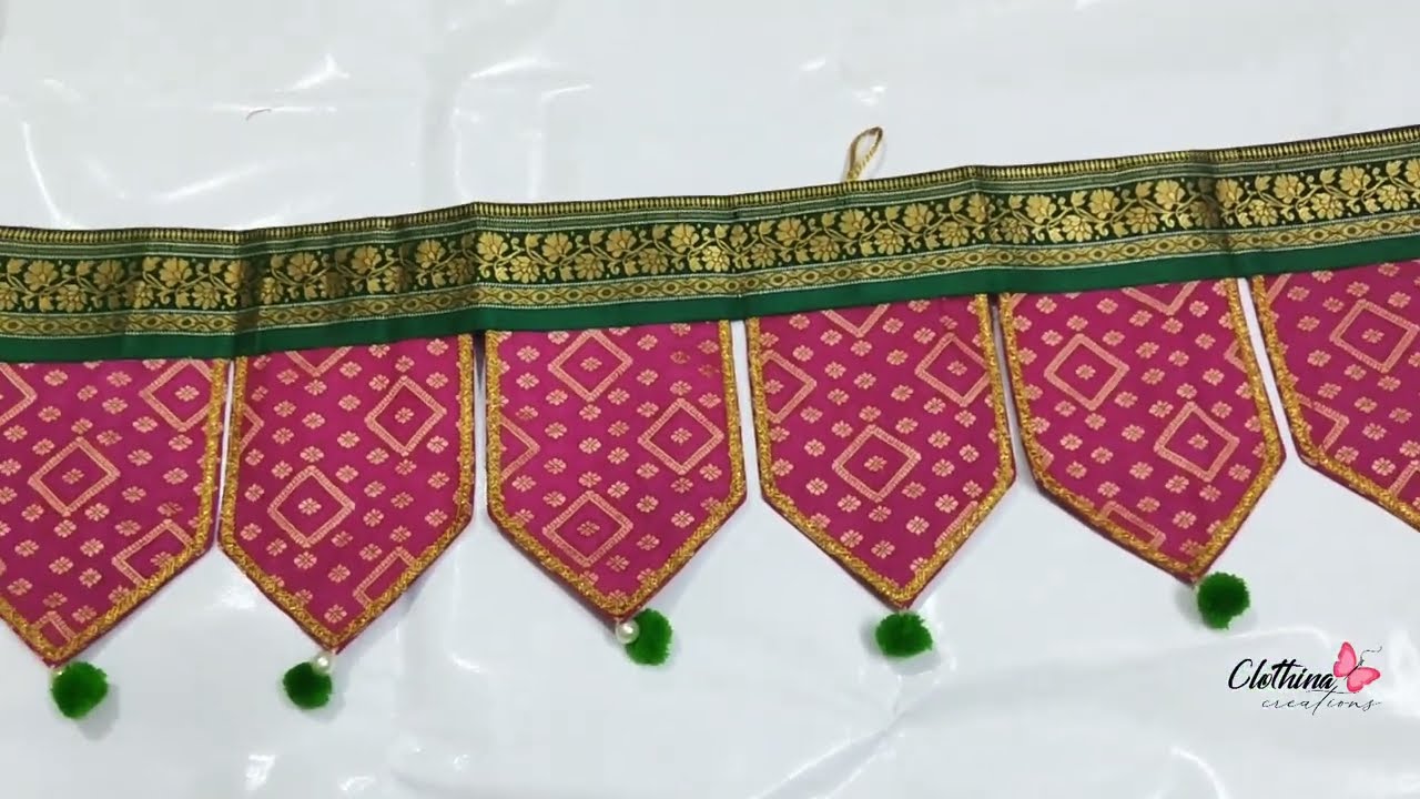 Fabric Toran |  Khun Toran | कापडाचे तोरण | खण तोरण | पारंपारिक