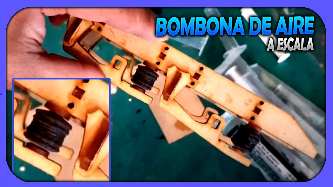 Como hacer FACIL una BOMBONA DE AIRE para Camión a Escala