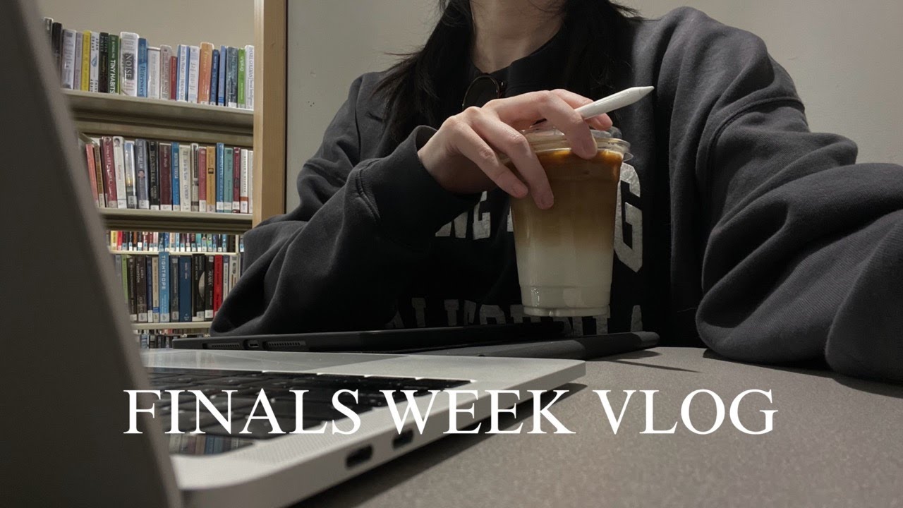 finals week vlog (pt. 2) | lots of studying, lots of coffee | cramming before exams