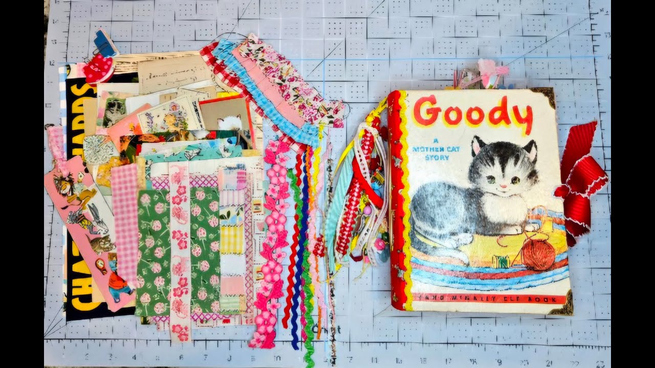 A Little Golden Book junk journal flip-through 