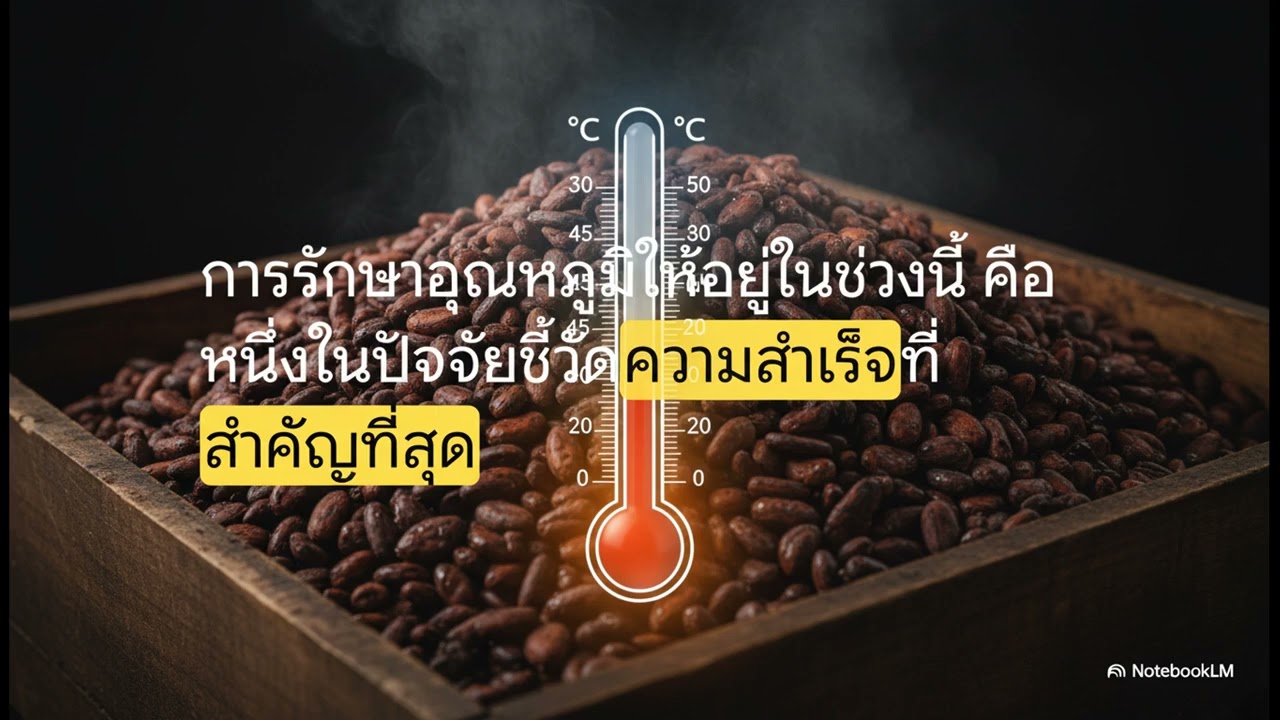 หมักโกโก้อย่างไร ให้ได้มาตรฐานสากล