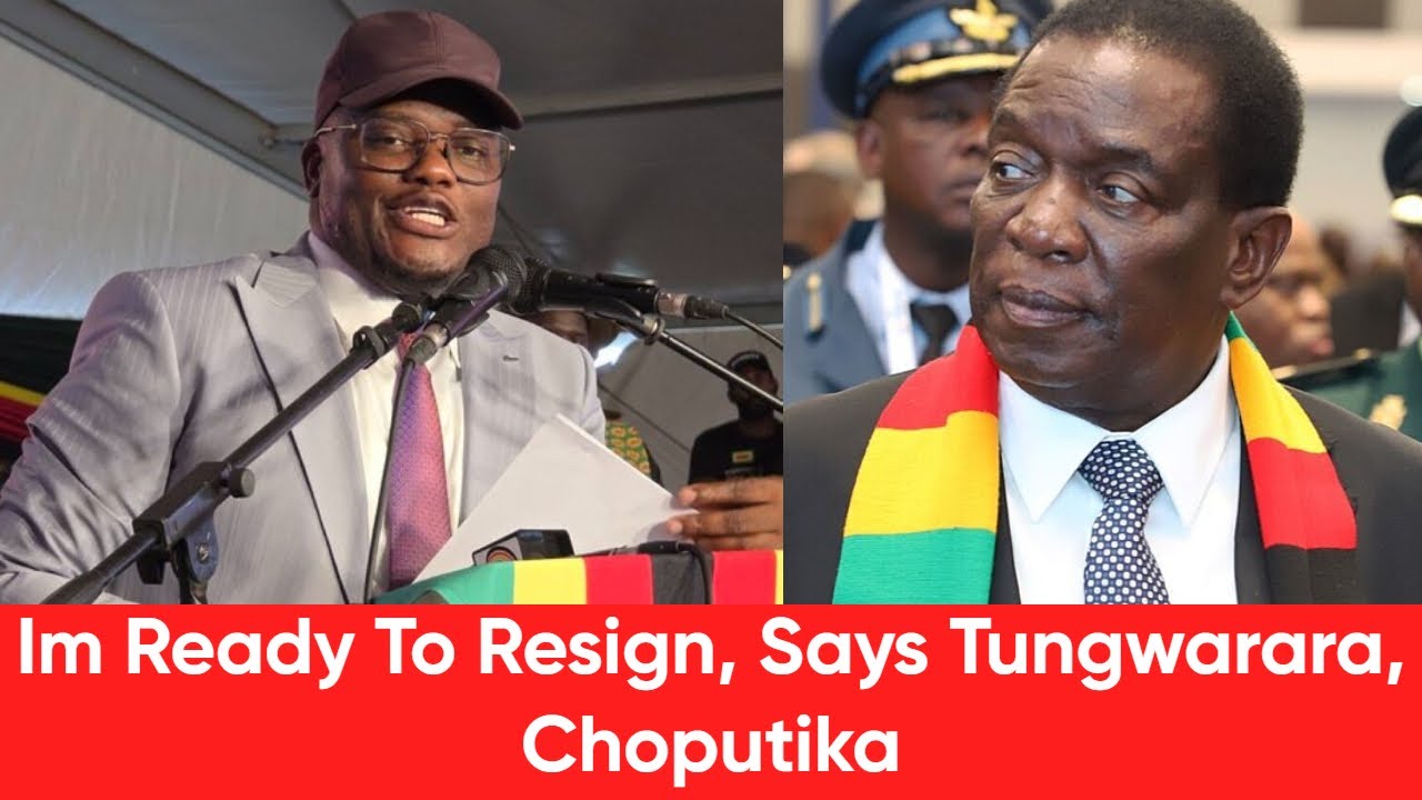 Im Ready To Resign, Says Tungwarara, Choputika