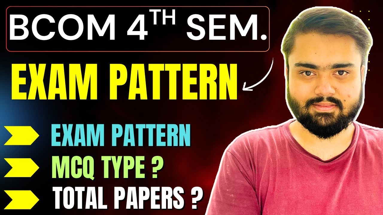 BCOM 4th Semester Exam Pattern 2026🔥|BCOM 4th Semester Syllabus|BCOM 2nd Year Exam Pattern,Syllabus.