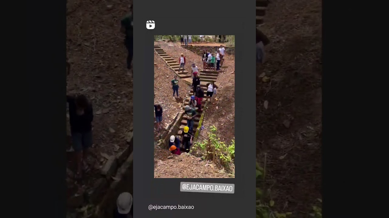 Visita a gruta Bom Pastor com os alunos do EJA Campo.
