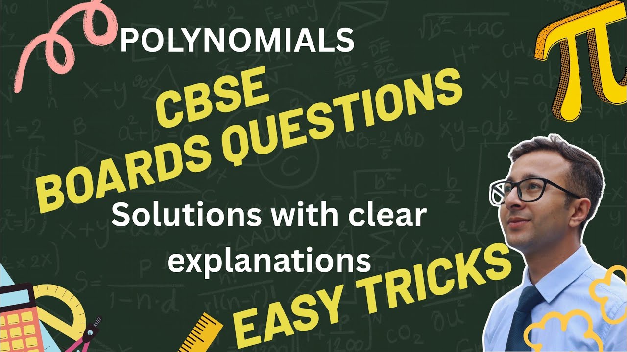 Polynomials Class 10 CBSE | Sum & Product of Zeros Trick 🔥 | Verify Roots | Board PYQs@VivekCSharma 