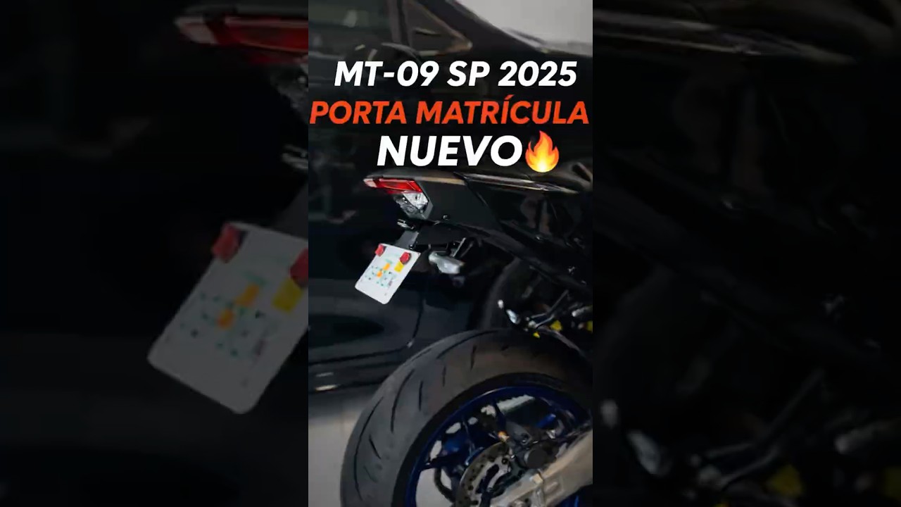 🔥 INSTALACIÓN PORTA MATRÍCULA NUEVO | Yamaha MT-09 SP 2025paso a paso cómo instalé  (tail tidy)