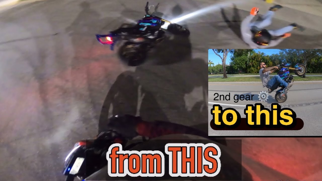 How to wheelie a grom in 2nd gear ! ⚙️tips n tricks