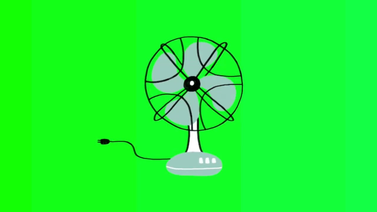 fan green screen effect
