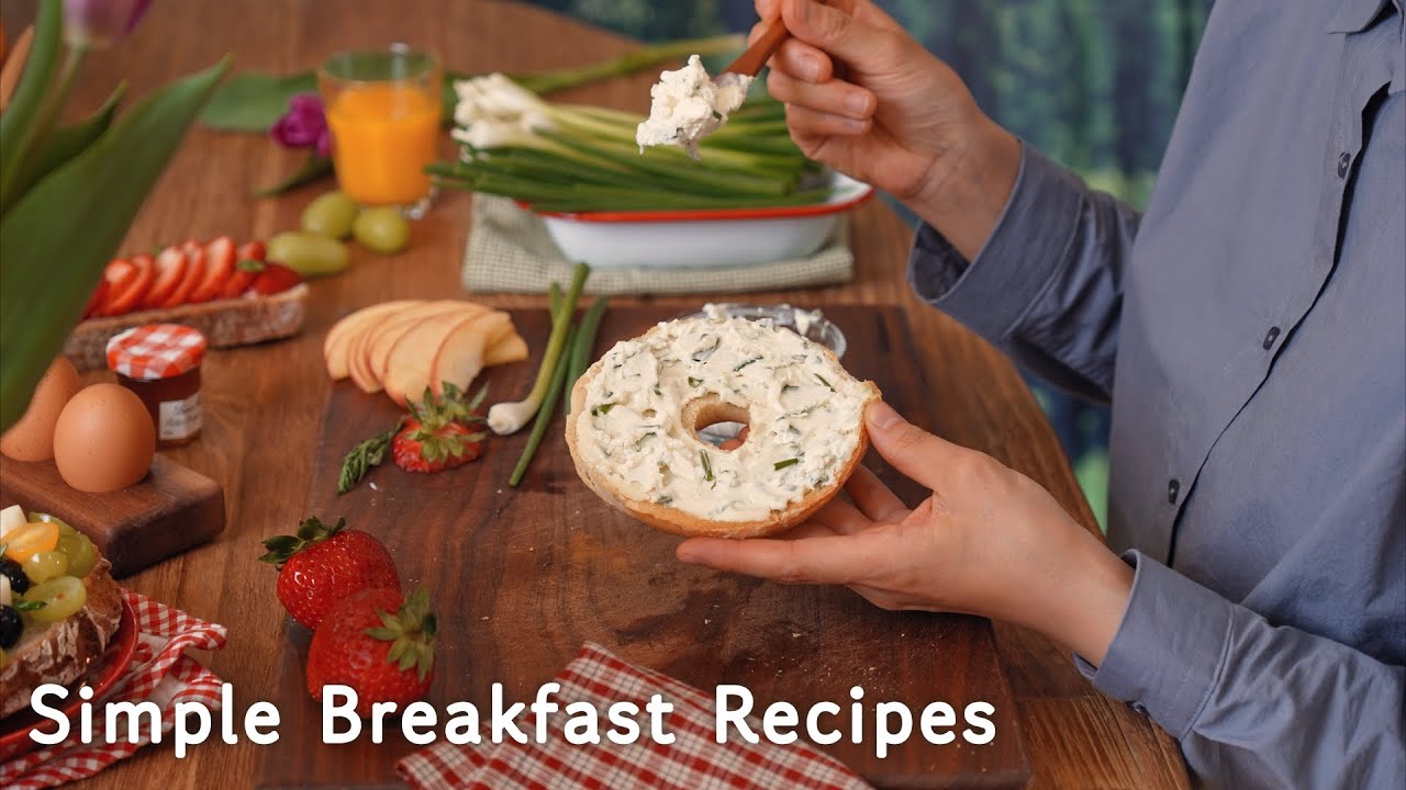 7 простых идей для завтракаㅣРецепты вкусных завтраковㅣКулинарный влог 🍎