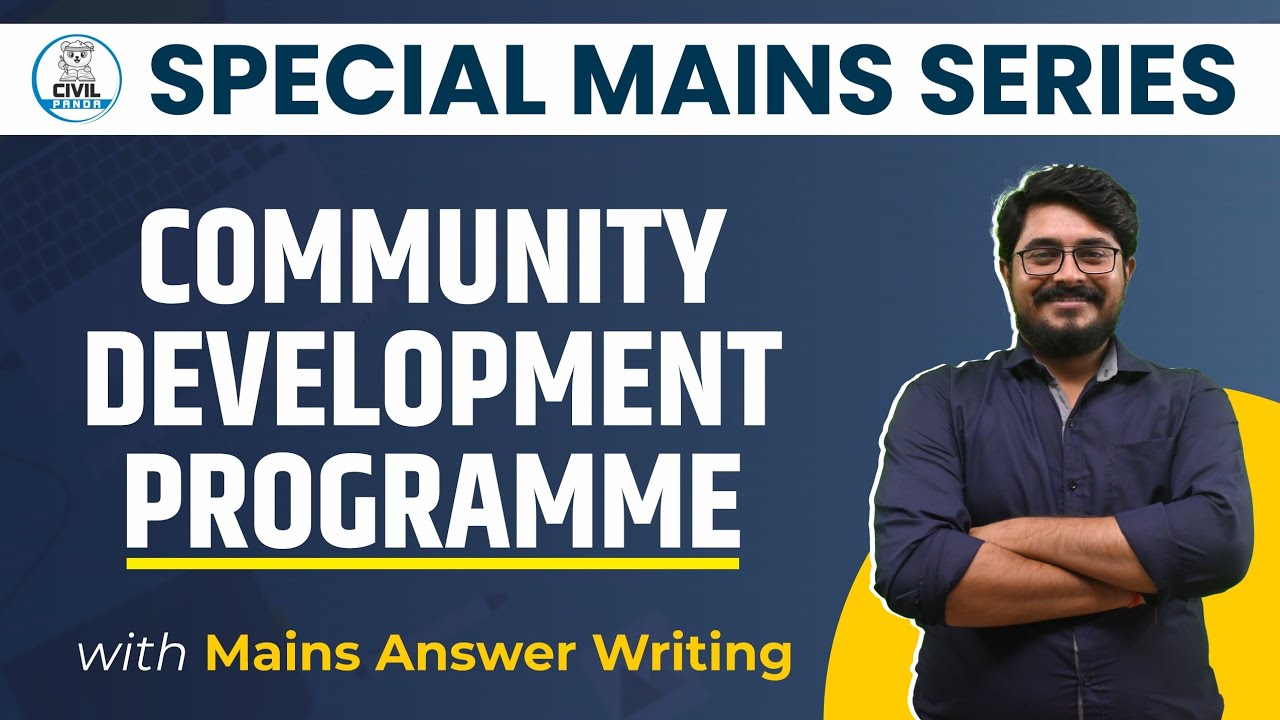 L - 21 Community Development Programme | MPPSC Paper 2 | Indian Society | Shubham Verma Sir