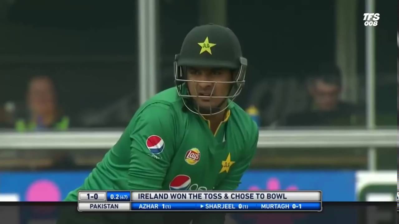 World's 3rd fastest ODI 150 by Sharjeel Khan. Pakistan vs Ireland 1st ODI 2016