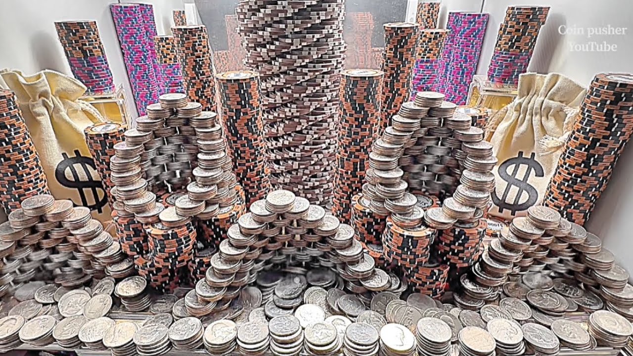 1 Quarter Challenge High Limit Coin Pusher
