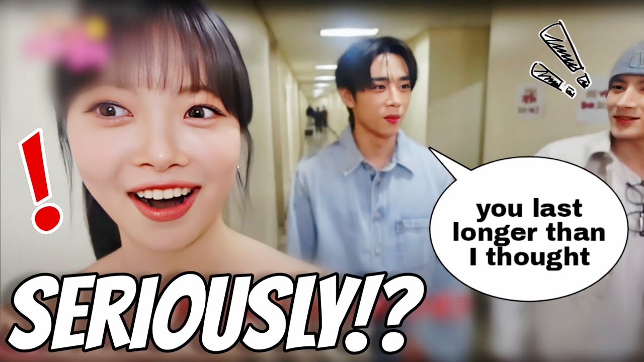 EUNCHAE *getting dissed* by THE BOYZ in her own show