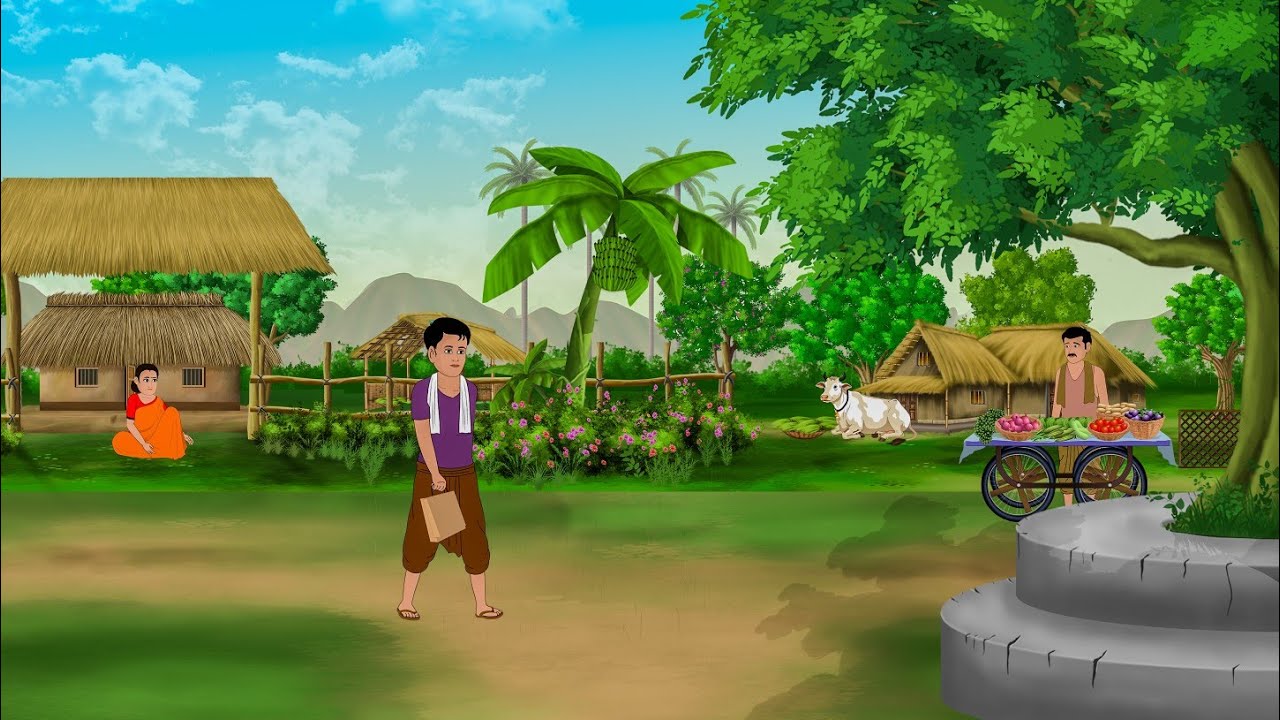 बुढ़िया का मूर्ख दामाद और अंधभक्त राजा | Village hindi moral stories | Special cartoon for you