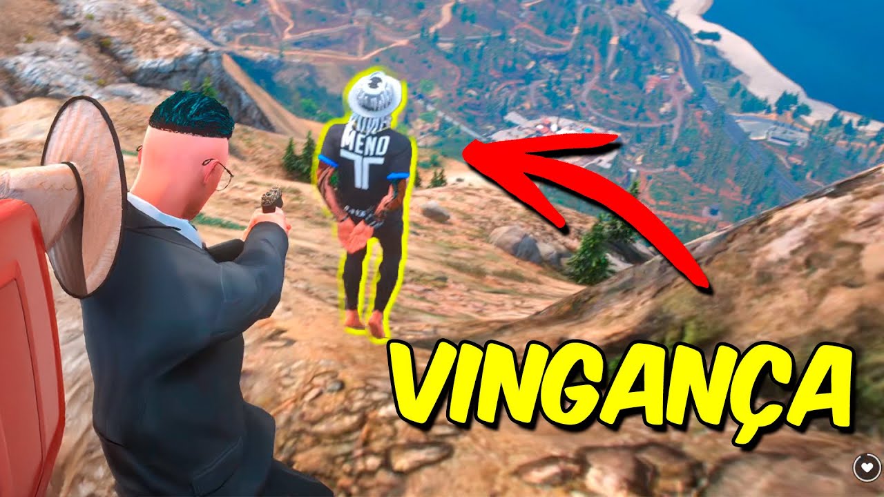 VINGUEI UM BANDIDO FOLGADO no GTA RP 😂