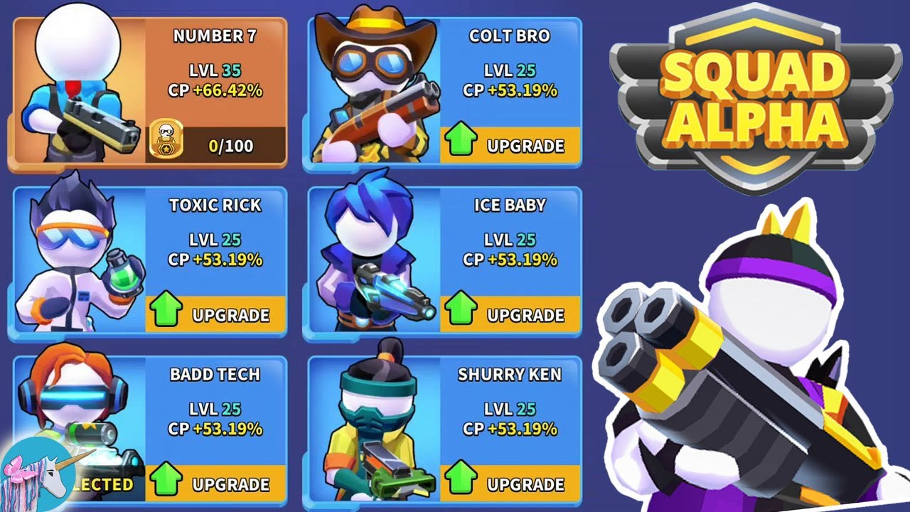 Squad Alpha playing with ALL AGENTS