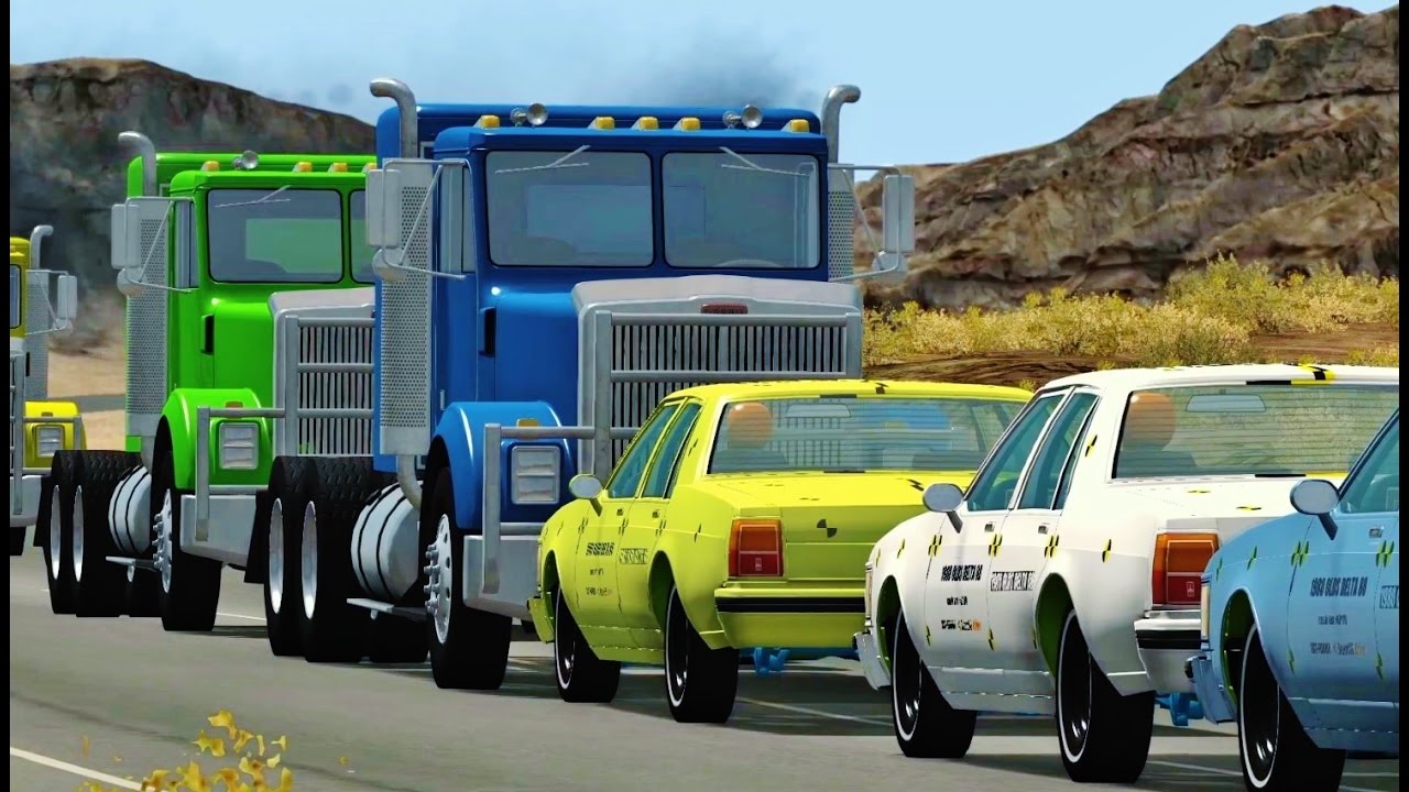 BeamNG Drive INSANE CRASHES #63