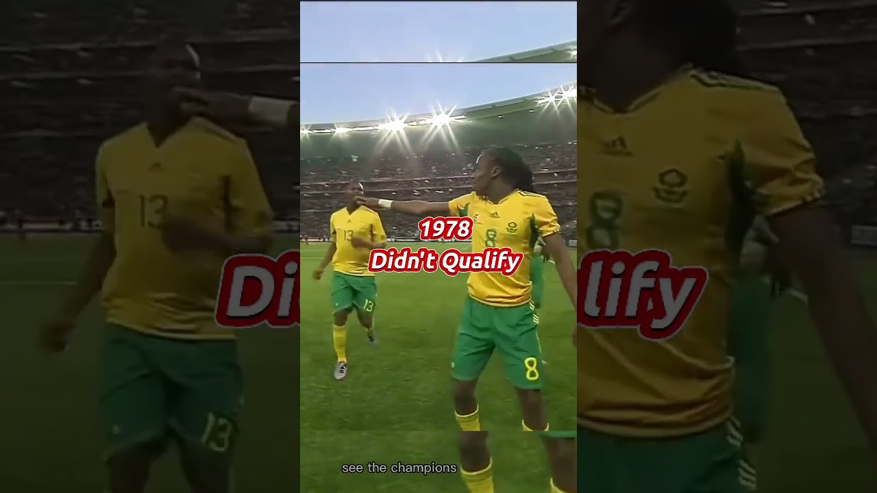 South Africa World Cup History (1962 - 2022) 🇿🇦 #shorts #football #worldcup
