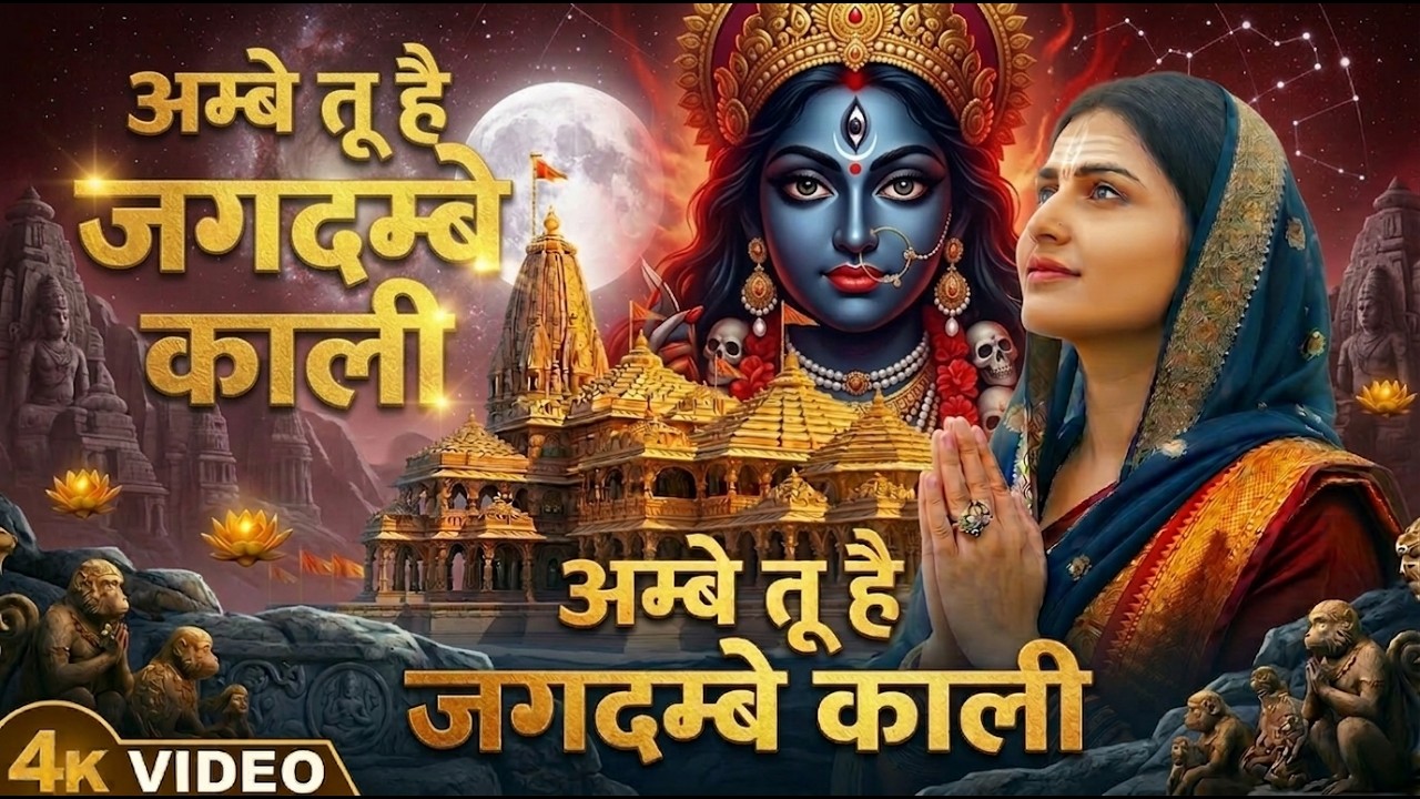 Viode #सबसे सुंदर काली भजन अम्बे तू है जगदम्बे काली 🙏| #Jai Mata Di | Ambe Tu Hai Jagdambe Kali 2026
