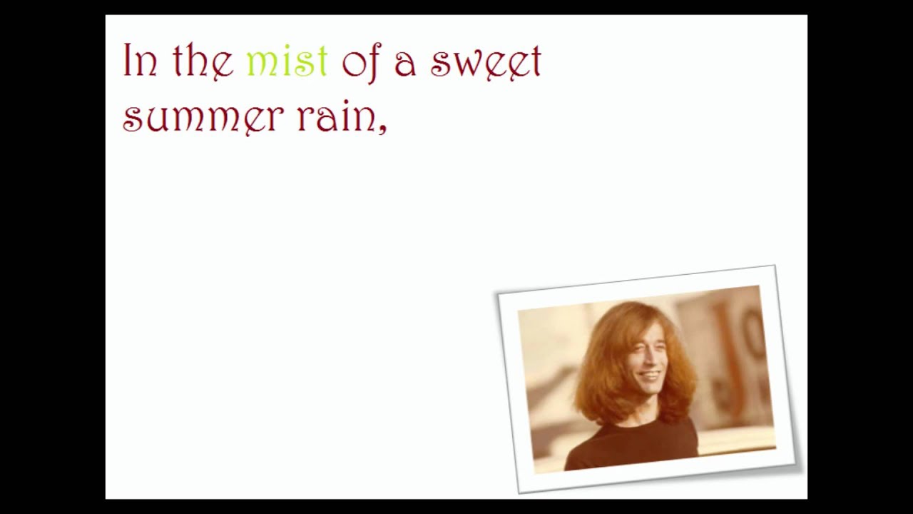 Robin Gibb Another Lonely Night In New York Lyrics Video [HQ]