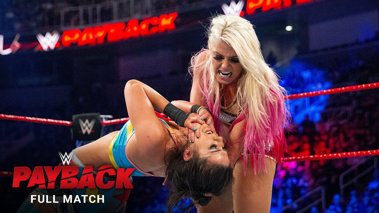 ПОЛНЫЙ МАТЧ — Бэйли против Алексы Блисс — женский титульный матч Raw: WWE Payback 2017