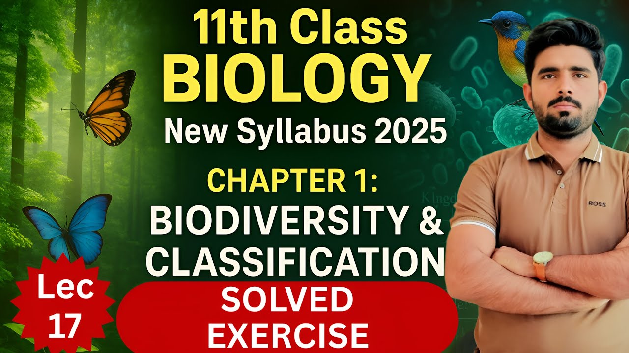 11 class Biology chapter 1 Exercise solved | Easy explanation of mcqs | Dr Saqi