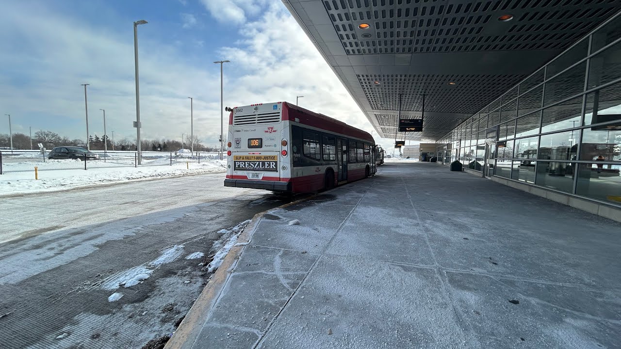 TTC 106 Sentinel Pioneer Village to Sheppard West Stn (Novabus Lfs HEV 3562)