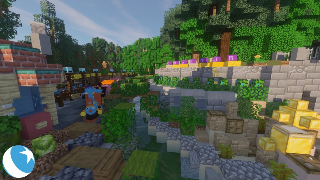 Disneyland in Minecraft - Casey Jr. Circus Train - The Amuse Network