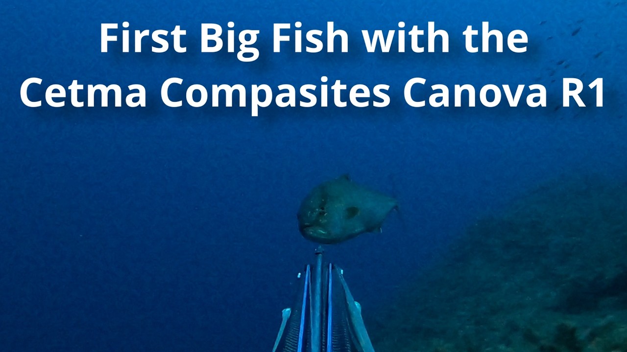 First Big Fish with the Cetma Composites Canova R1 - Spearfishing Malta