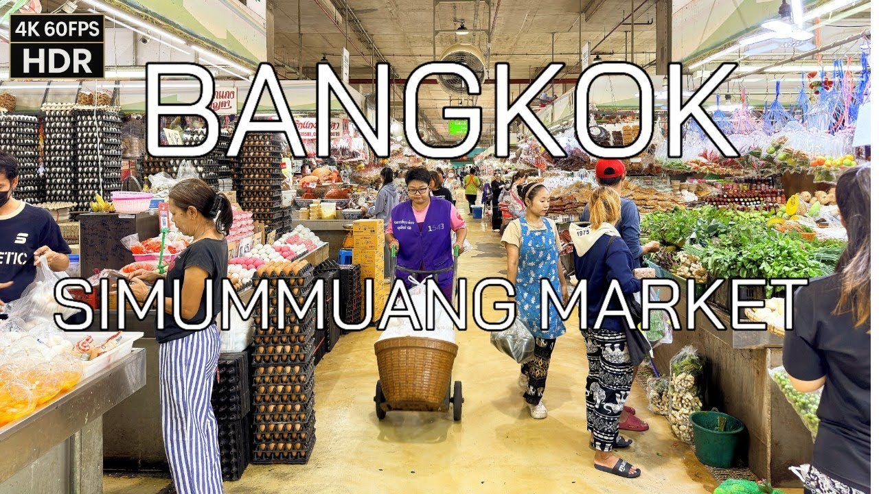 🇹🇭 SIMUMMUANG MARKET | Cheapest Fresh Fruits, Seafood & Meat in 4K HDR!