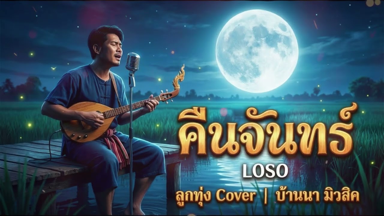 คืนจันทร์  (Loso) ลูกทุ่ง Cover By บ้านนา มิวสิค