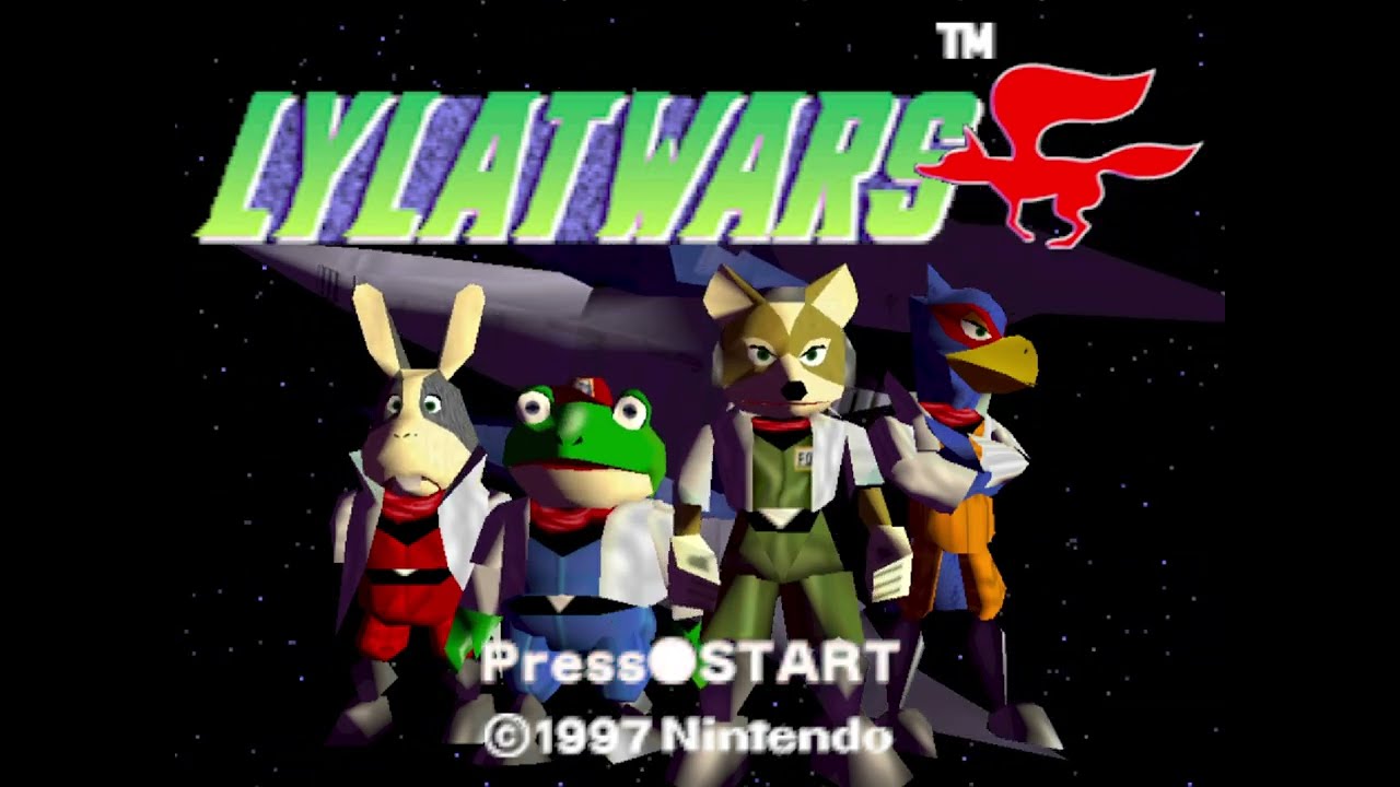 Lylat Wars / Starfox 64 (N64, 1997) - Intro (original format TV, HD60ᶠᵖˢ)