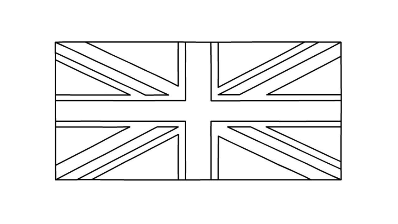 England Flag Drawing | How to Draw UK Flag | Easily Step by Step