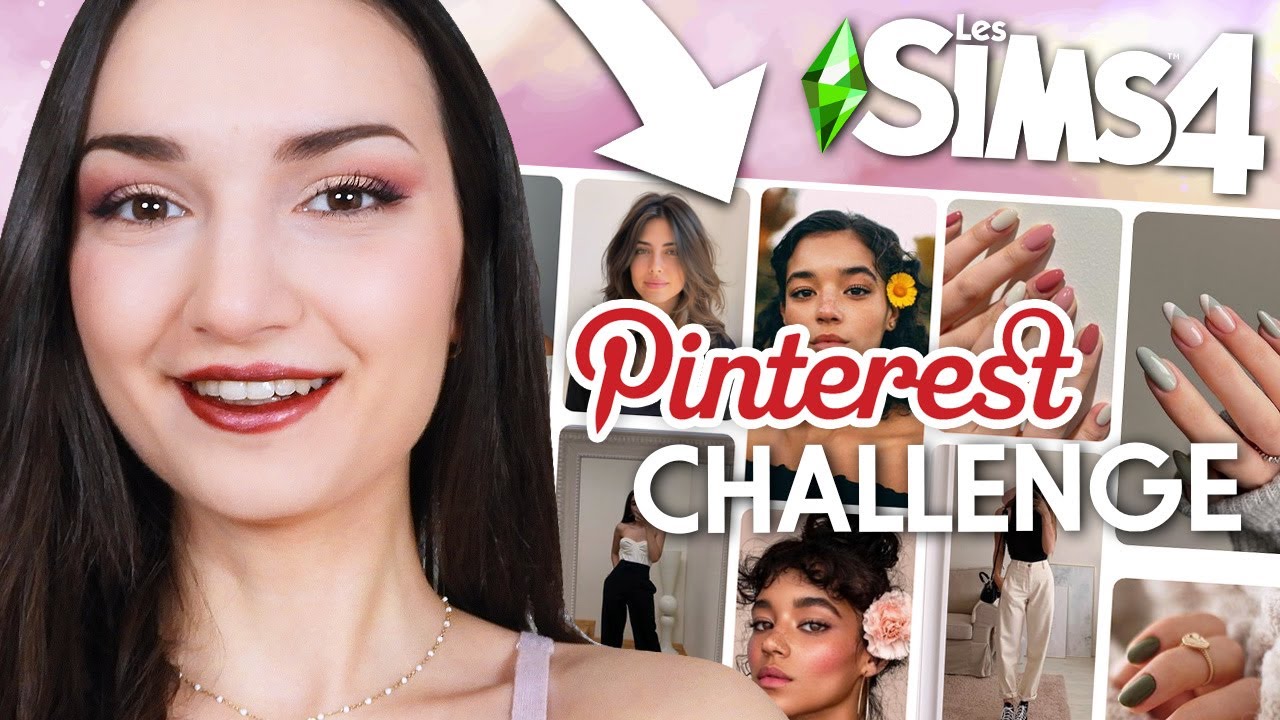 Pinterest prend le contrôle de mon sims ! (Vibe Dua Lipa🤩) | Challenge Sims 4